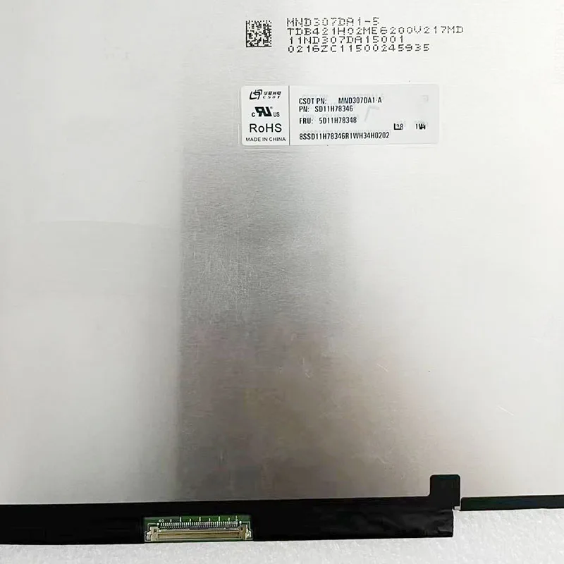 Laptop LCD Screen MND307DA1-A QHD IPS 40-pins 13.3-inch replacement display matrix