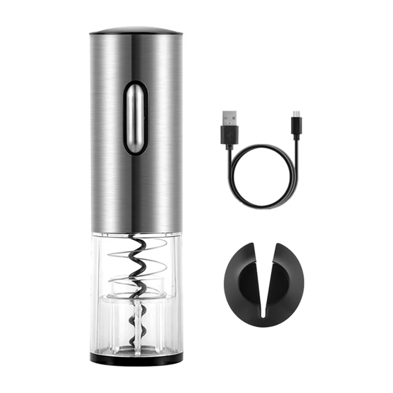 Electric Wine Opener Set Automatic Opener Reusable Corkscrew with Foil Cutter for Wine Lovers Gift Kitchen Bar Wedding