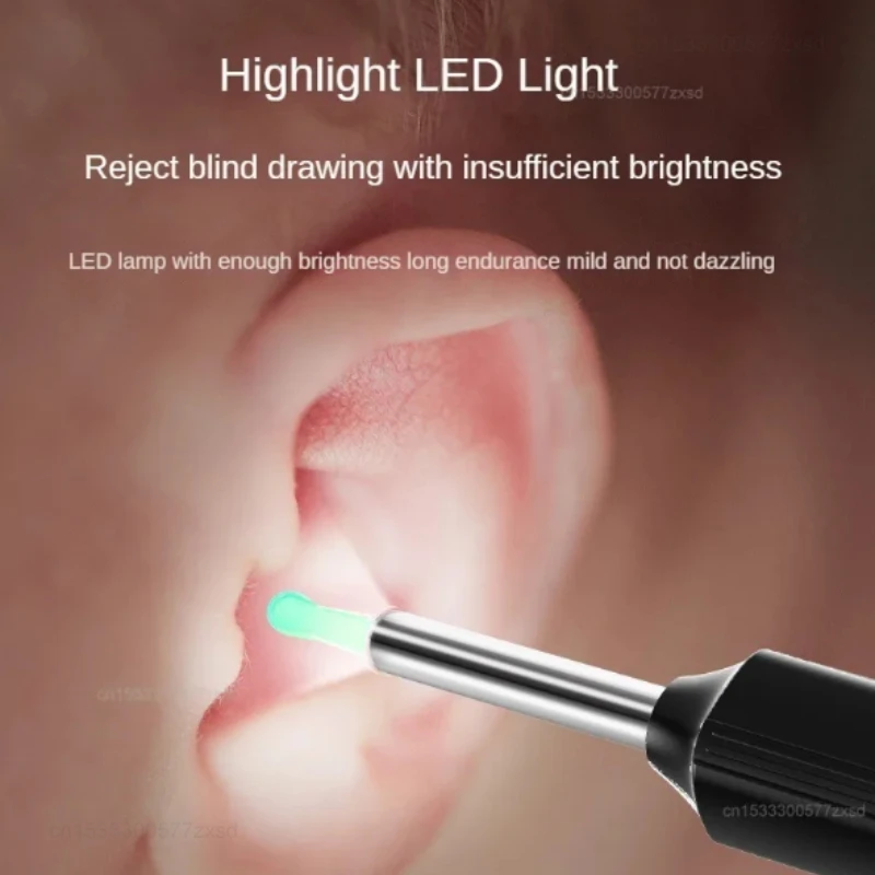 Smart Visual Ear Stick Otoscope Ear Cleaner High Precision Ear Wax Removal Tool Mini Camera Removal Personal Health Care Earpick
