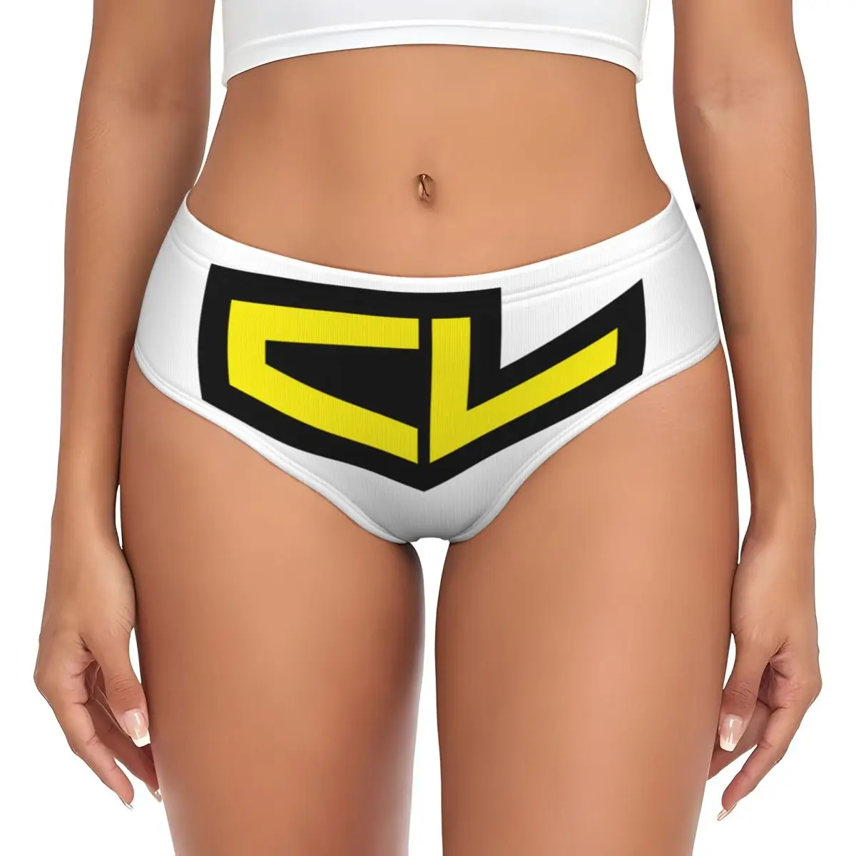 Custom Charles Leclerc CL Brief Panties Women Breathable Stretch Motorsports Racing Underwear