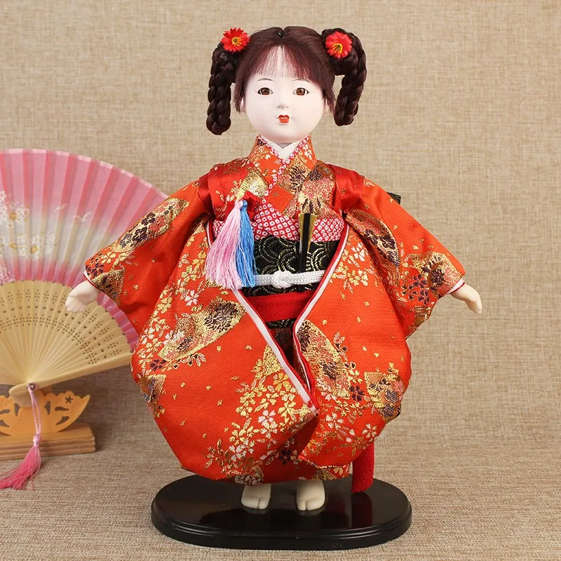 Oversized 35cm Cute Japanese Doll Figurines Handmade Decorations Secret Room Props Creative Figurines and Gifts