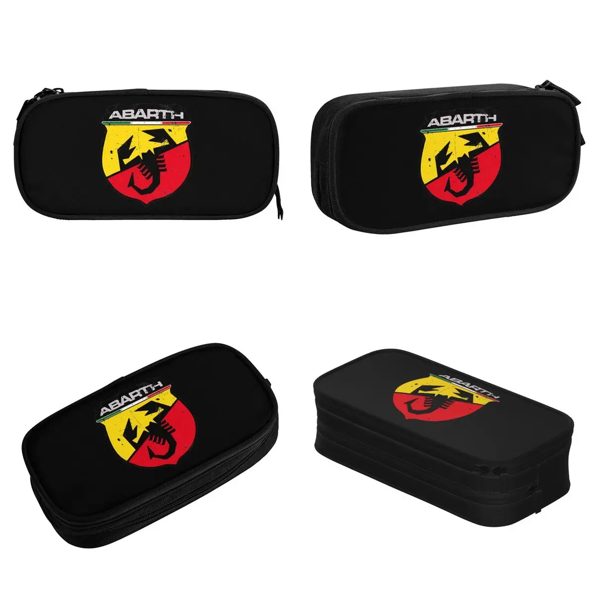 Fun Abarths Scorpion Motorsport Racing Car Pencil Cases Pencilcases Pen for Girl Boy Large Bag Students School Gifts Accessories