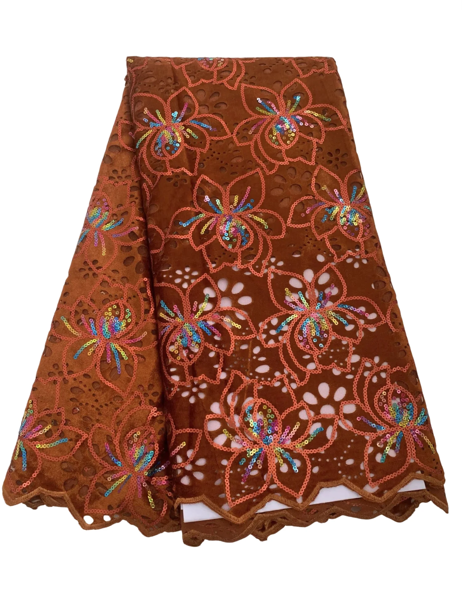 

Горячая африканская бархатная кружевная ткань, 5 ярдов, высокое качество, женское праздничное платье, роскошные камни, вышивка, нигерийские кружевные материалы для шитья