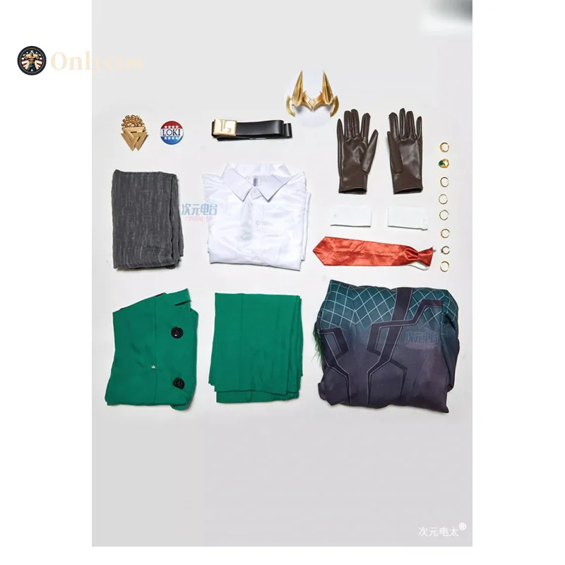 โลกี้คอสเพลย์คู่แข่งเครื่องแต่งกายเกมสูทสวยหล่อชุดปาร์ตี้ฮาโลวีนสวมบทบาทชุดผู้ชาย Onlycos