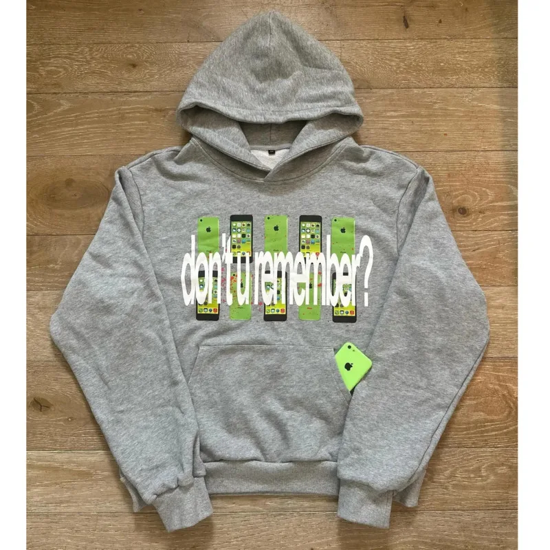 Harajuku Sweatshirt Hoodie Girls Y2K Aesthetics Clothes Sweatshirt Goth Casual Printed High Quality Loose O-neck Hoodie Top New
