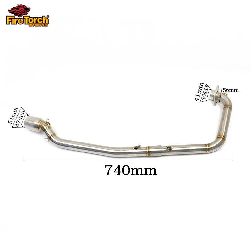 Slip For Suzuki GSX150R GSXR150 GSX-S150 GSX S150 Motorcycle Full System Exhaust Escape Modify Titanium alloy Front Link Pipe