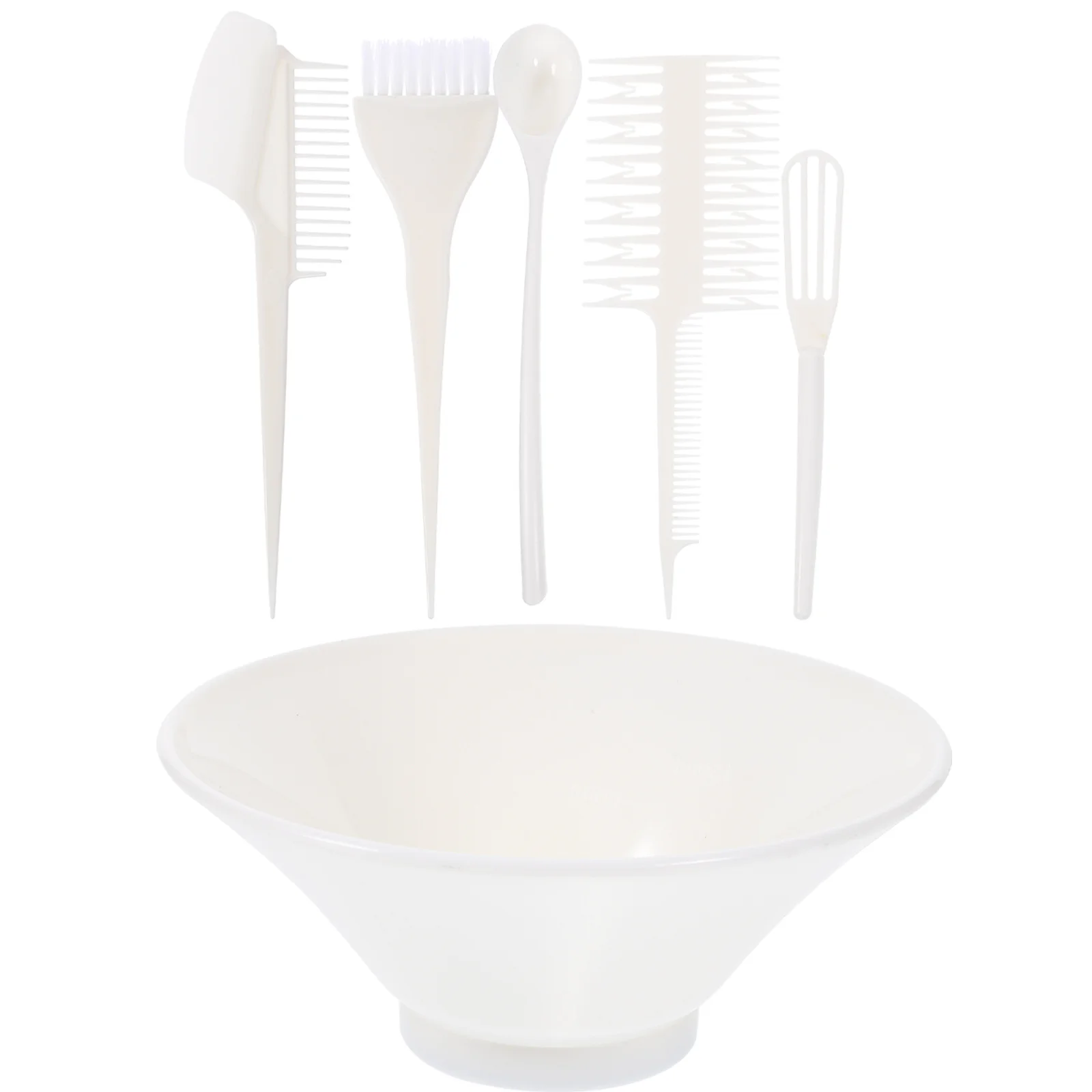 مجموعة مشط فرشاة صبغ الشعر عالية الجودة من 6 قطع مثالية لفرشاة تصفيف الشعر DIY في المنزل والصباغة