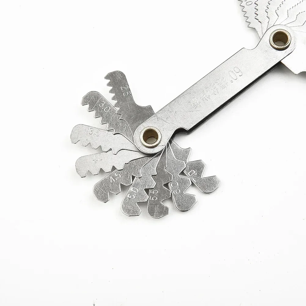 Brand New Gauge Thread Measuring Gauge Tool 1 Pc Cutting Measuring Pitch Quenching Processing Set Steel Thread