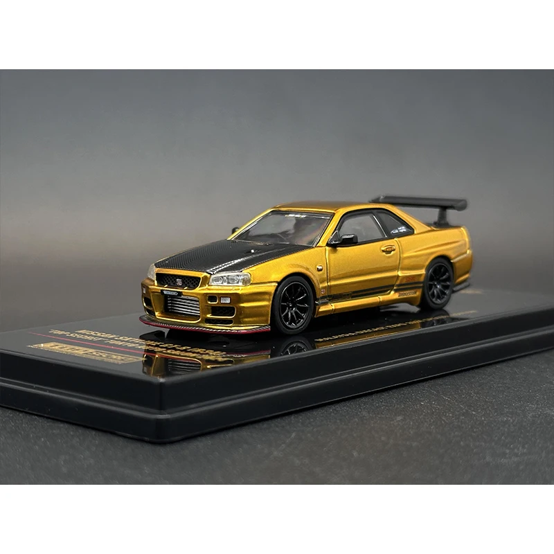 INNO In Stock 1:64 Top Secret  GTR R34 R35 Malaysia Exhibition Limited Diecast Car Model Collection Toys