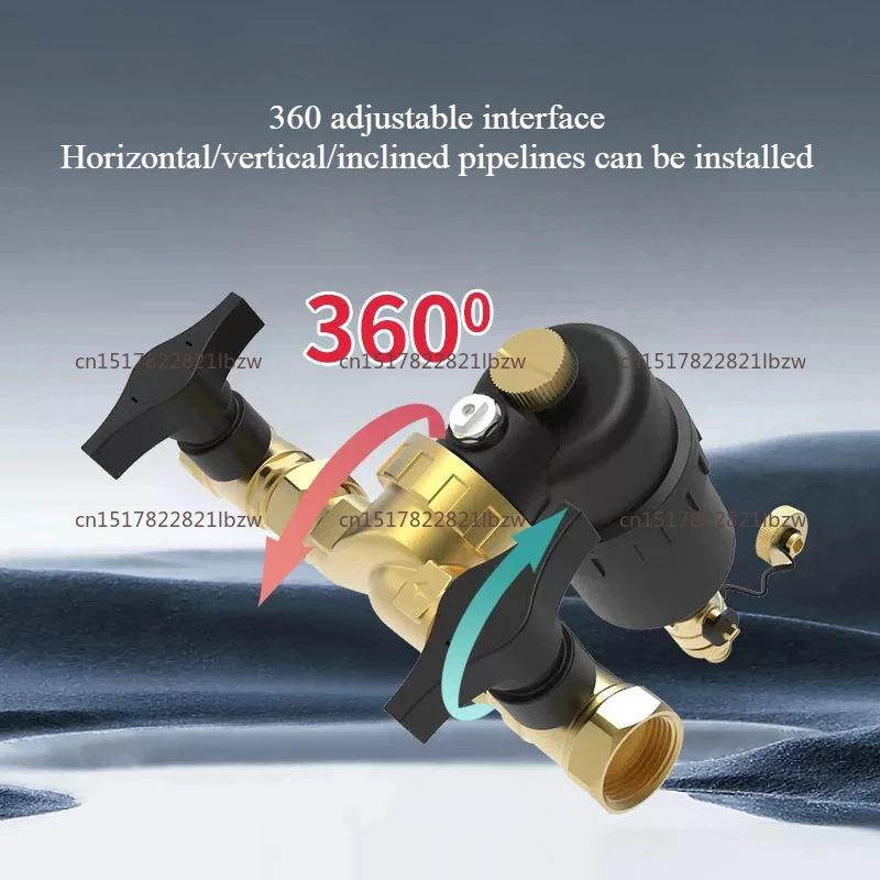 Household Wall-Mounted Boiler Magnetic Filter, Floor Heating Geothermal Water Separator, Boiler Magnetic Descaler