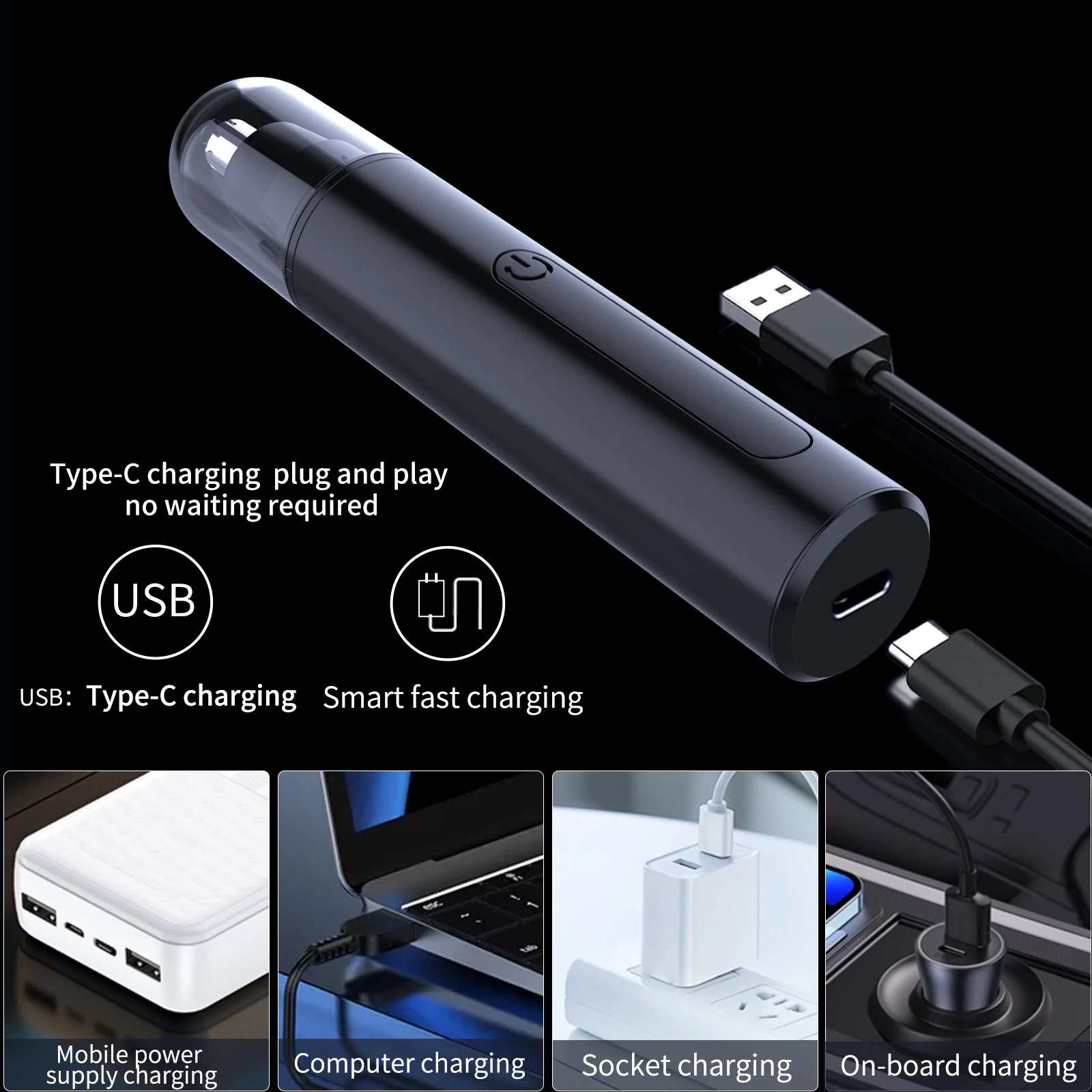 Nose Hair Trimmer USB Rechargeable Trimmer For Nose Electric Shaver Trim Nose Hair For Women And Men