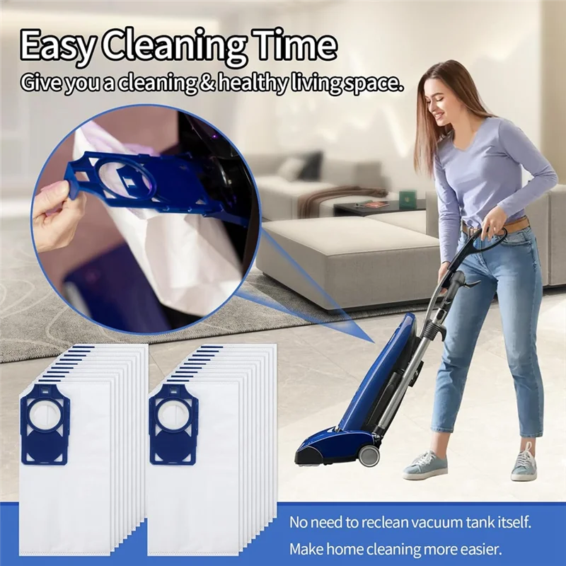 

2025 Trend10pack Vacuum Bags Replacement For R30D R30P R30PET And S30D S30P S30PET Upright Vacuums Cleaner,Part RNHC-6 And SNH-6