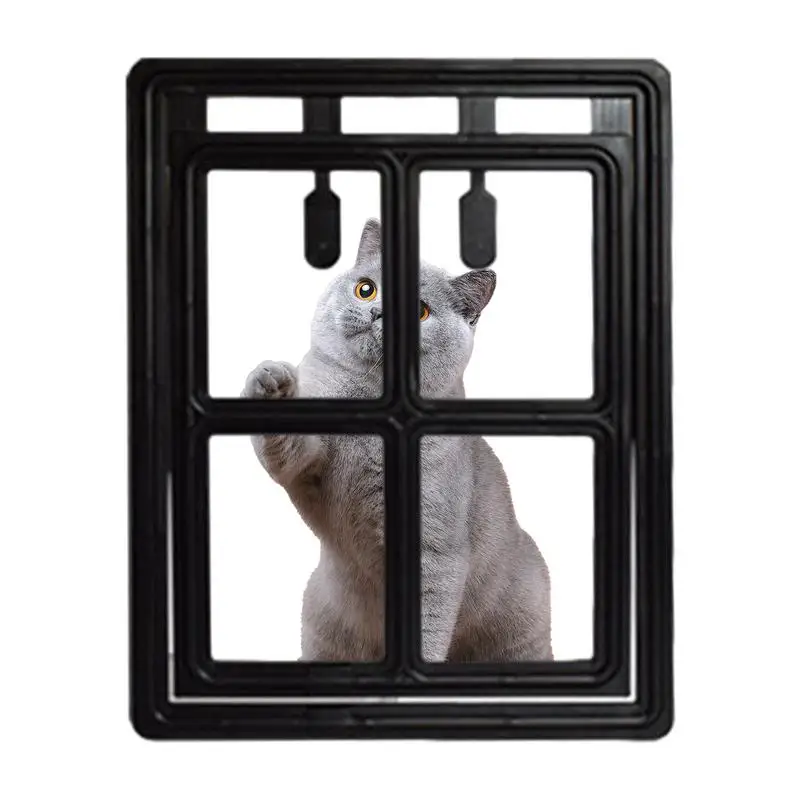 Magnetic Pet Door Magnetic Closure Doggy Door For Wall Easy Setup Pet Door For Cat Kitten Puppy durable portable Pet Supplies