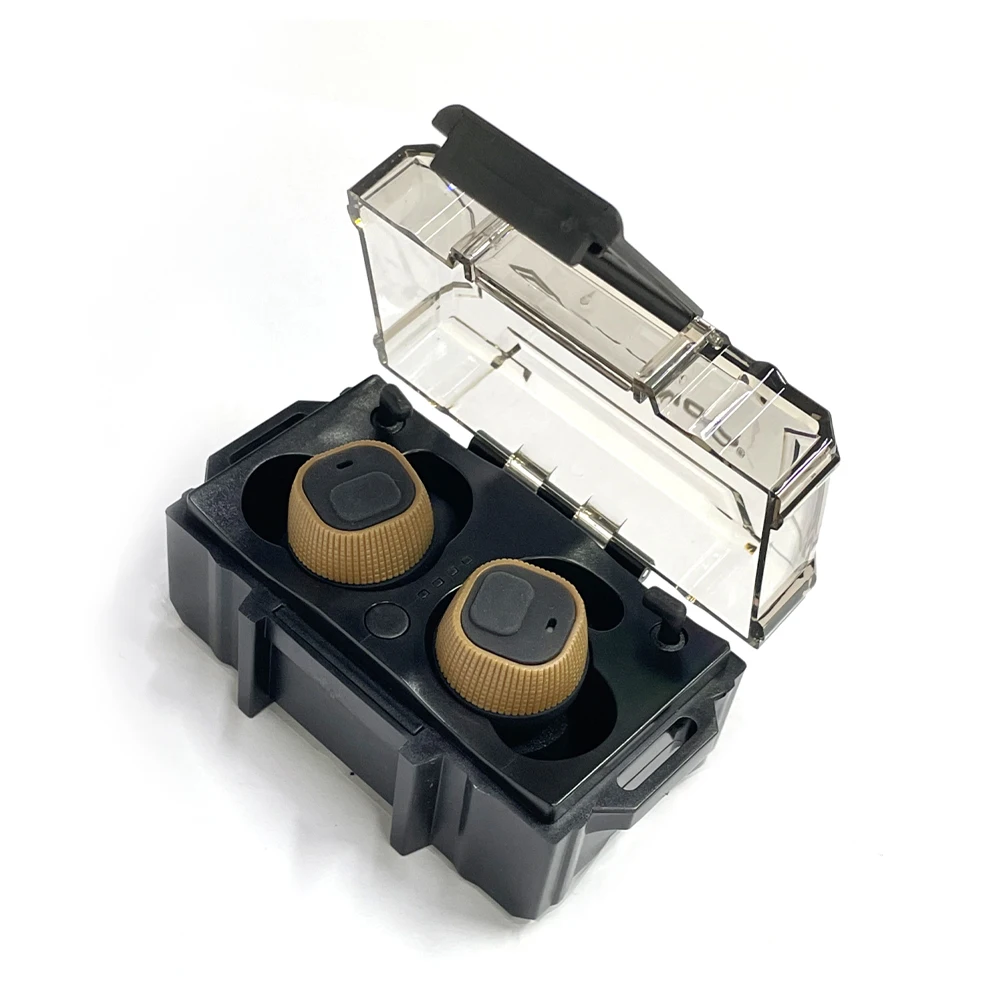 EARMOR Tappi per le orecchie elettronici Tappi per le orecchie tattici M20 Cuffie per tiratore attivo Protezioni per l'udito elettroniche Accessori tattici