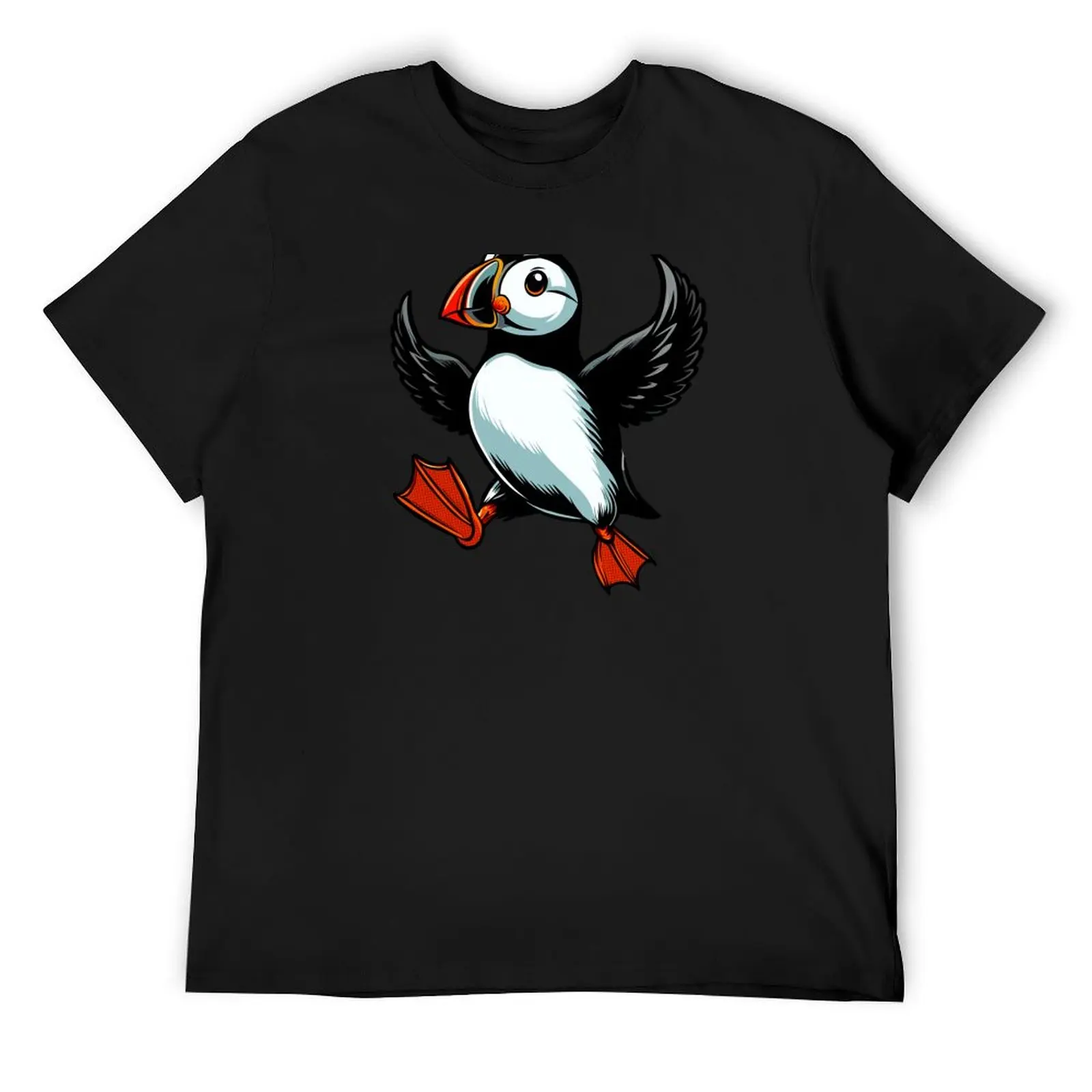 

Hoppin’ Puffin T-Shirt quick drying sweat tops graphic t shirts mens clothes
