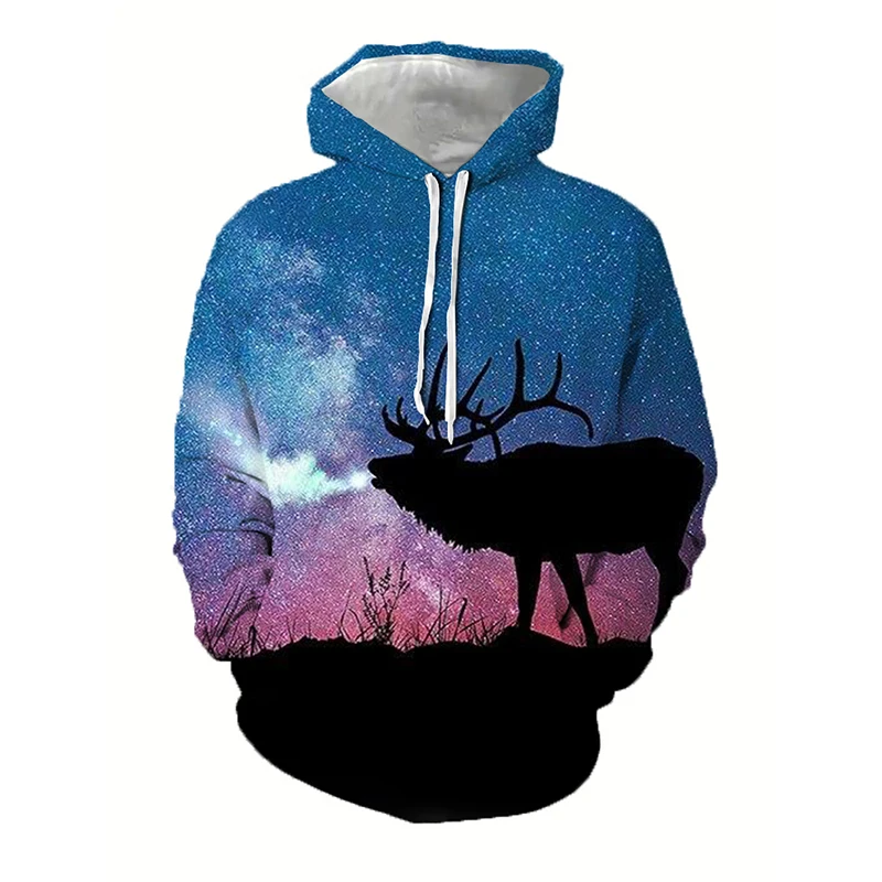 

3D digital printing, energetic and comfortable men's hoodie