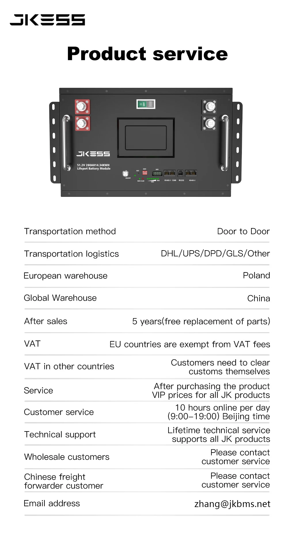 JKBMS JIKONG V19 Wechselrichter Smart BMS 8S 16S 24V 48V 200A Lifepo4/Li-Ion/LTO Aktiver Balancer Haushaltsenergiespeicher 2A – Detail 4