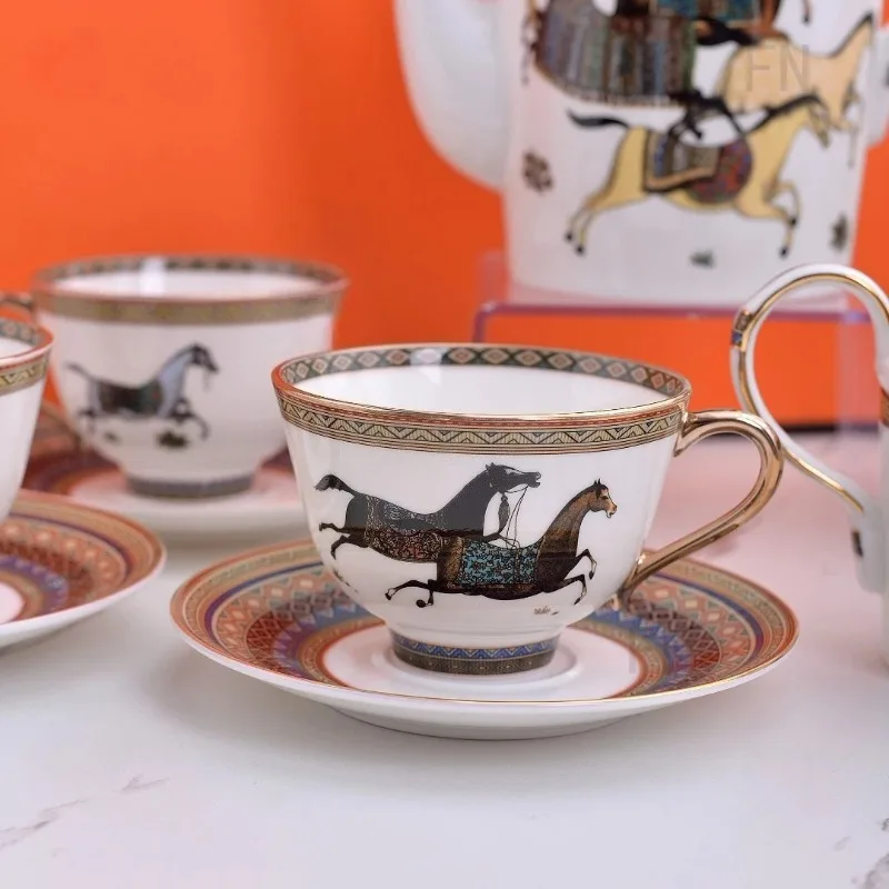 

Coffee Cup Saucers Tea Cups Tableware Made of Bone China Perfect for Home Use Office Coffee Breaks Afternoon Tea and Casual