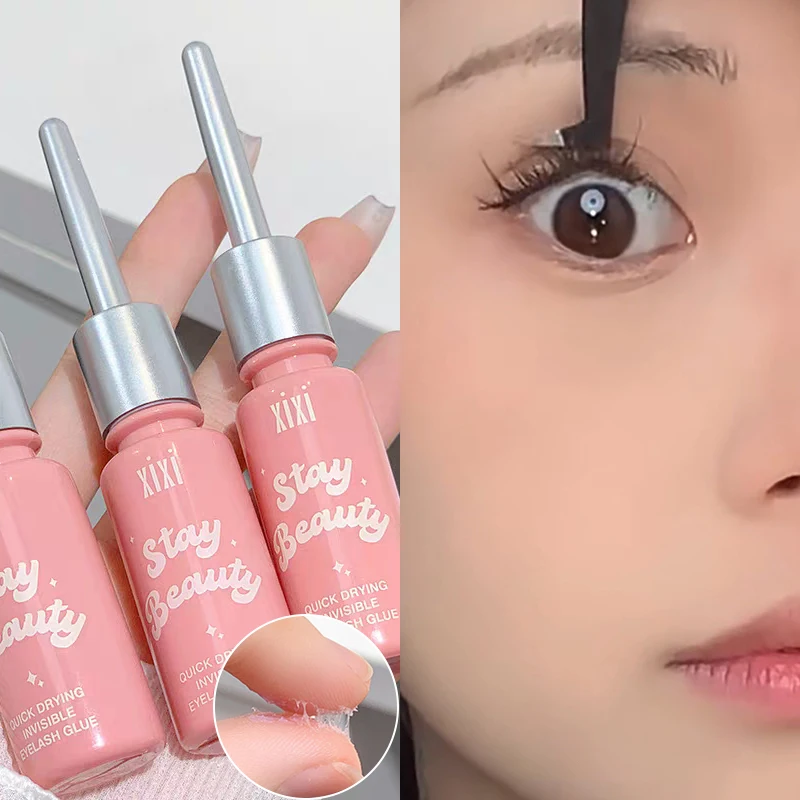 Colle d'extension de faux cils à séchage rapide, colle de bain auto-arina, maquillage imperméable, longue durée, cosmétiques invisibles