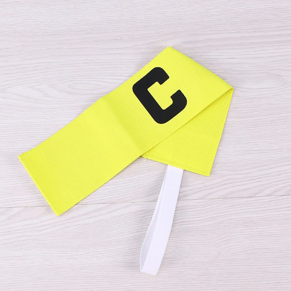 

2pcs Captain Armband Football Soccer Basketball Youth Arm Bands Wear Resistant Adjustable Team Sport Accessory Great for Rugby