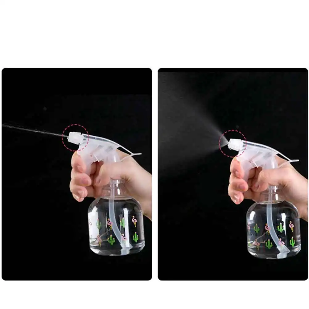 

Multifunctional Spray Bottle Press Pump Sprayer Watering Can Flamingo Pattern Durable Premium Material For Gardening
