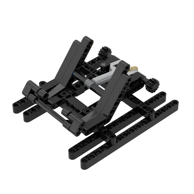 MOC Building Blocks Portable Universal Desktop Phone and Tablet Stand Adjustable Seat Style (Parts Pack+Electronic Manual）