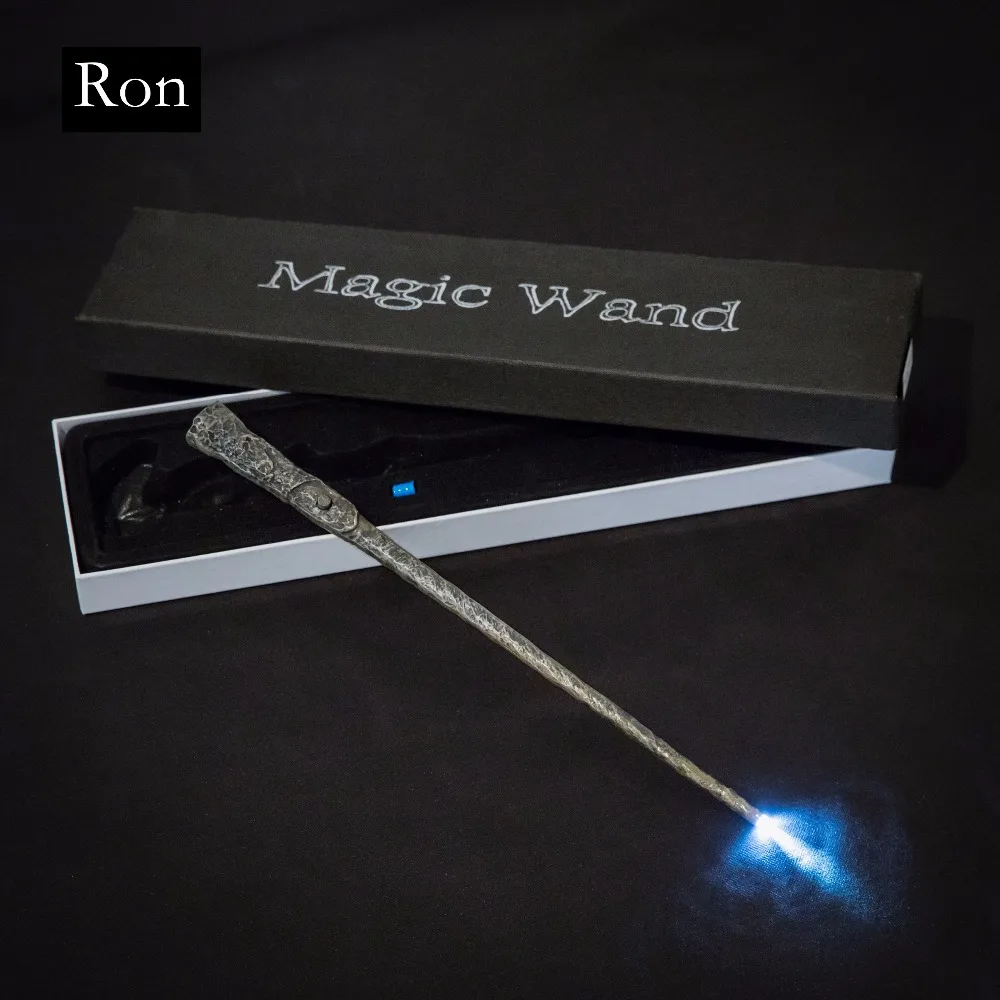 36cm Cosplay Show Harri Potter Magic Wand Full Range of Magic Stage Props Glow Magic Wand Halloween Props with Original Box