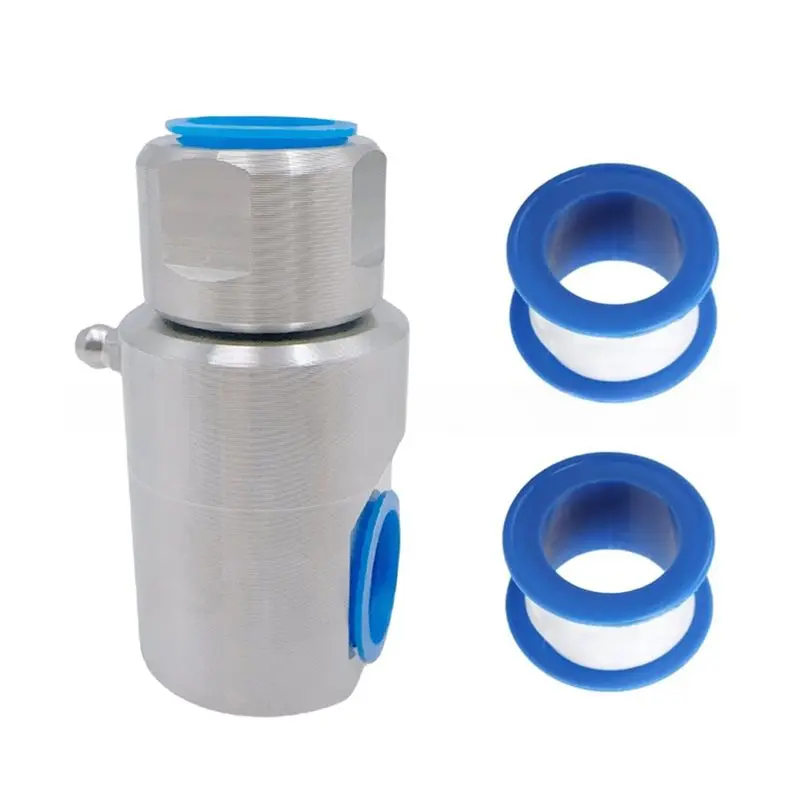 

AWAH Шарнирное соединение для шланговой катушки высокого давления из нержавеющей стали 1/2 дюйма с подключением для смазки и механизмом на шарикоподшипниках