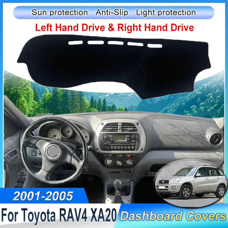 

For Toyota RAV4 XA20 2001 2002 2003 2004 2005 Car Dashboard Cover Flannel Mat Sunshade Carpet Pad Anti-dirty Anti-UV Accessories