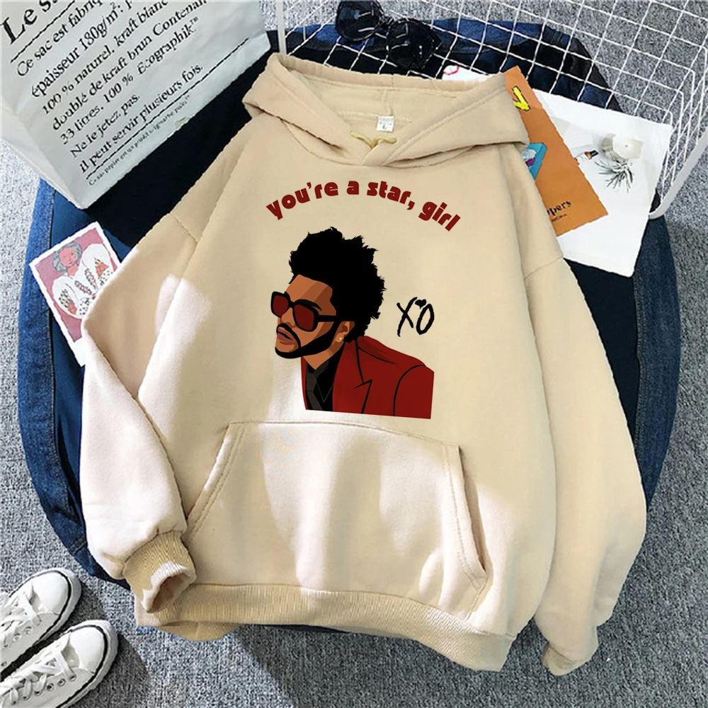 the Weeknd hoodies women sweat y2k aesthetic y2k aesthetic long sleeve top clothes women long sleeve top tracksuit