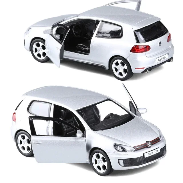 1:36 VW Golf 6 Diecasts Car Model Volkswagen To Scale Golf Gti Miniature Alloy Toy Pull Back Vehicle Models for Childrens Gifts