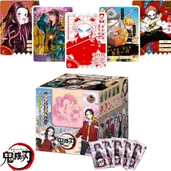 Oferta specjalna Demon Slayer Collection Card TCG Anime Booster Pack Box Nezuko Kamado Rzadka gra planszowa Zabawka urodzinowa dla dzieci Prezent