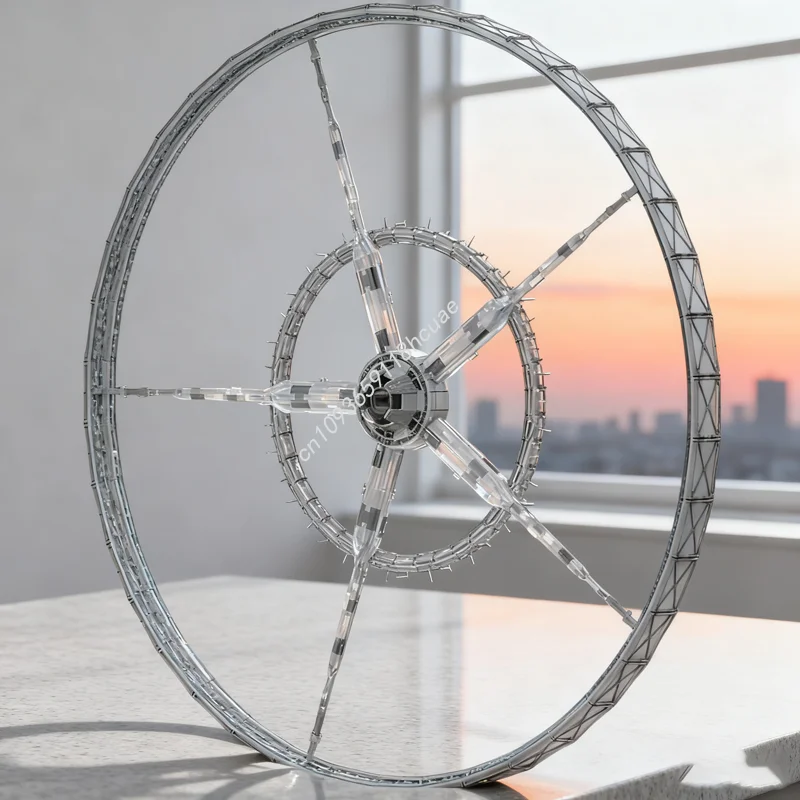 

23767 шт. MOC гигантский элизиум, космическая станция, модель, строительные блоки, игрушки, конструкция, сделай сам, идея для рождественского подарка, кирпич, день рождения