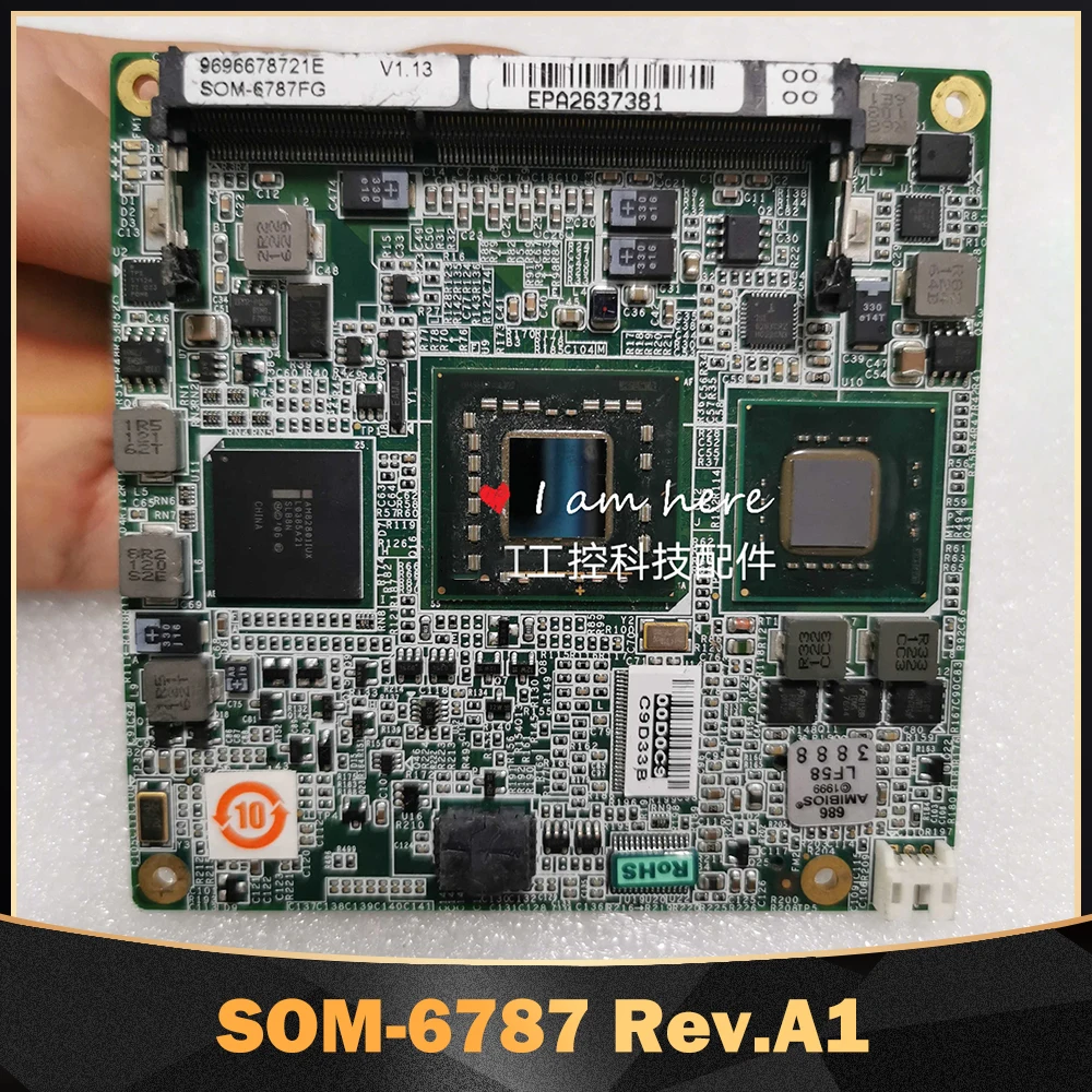 For Advantech disassembly of industrial control motherboard SOM-6787FG V1.13 SOM-6787 Rev.A1