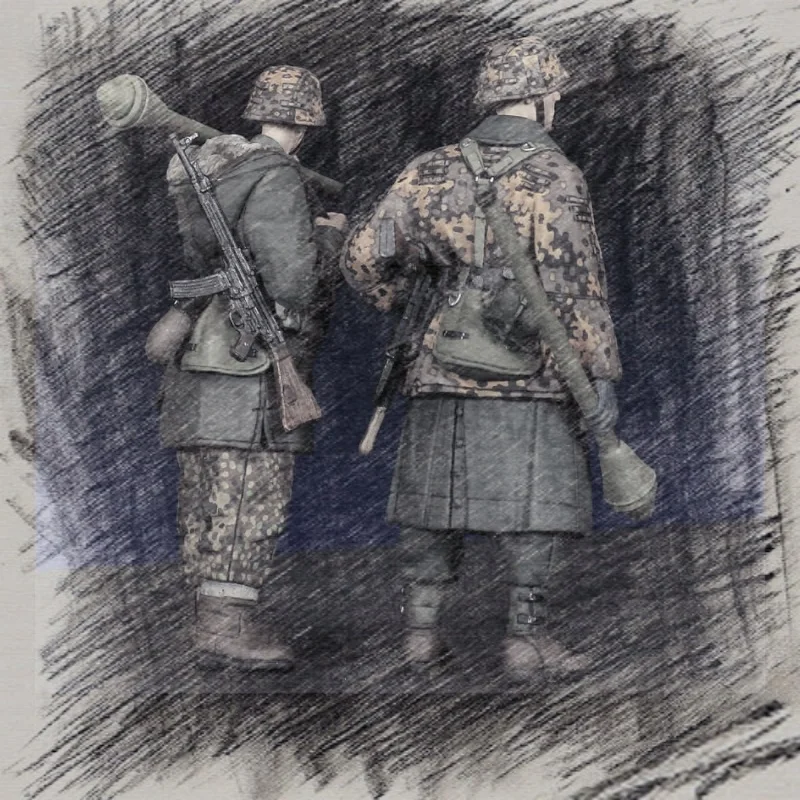 

1/35 Resin Figure unpainted model Kit, military theme, unassembled and unpainted GK,629R