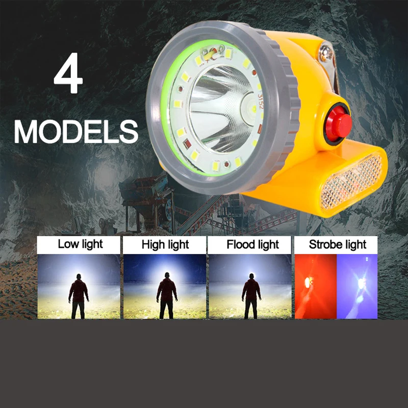 Explosion-Proof  New Rechargeable LED Miner Light Safety Mining Headlamp Cordless Cap Lamp