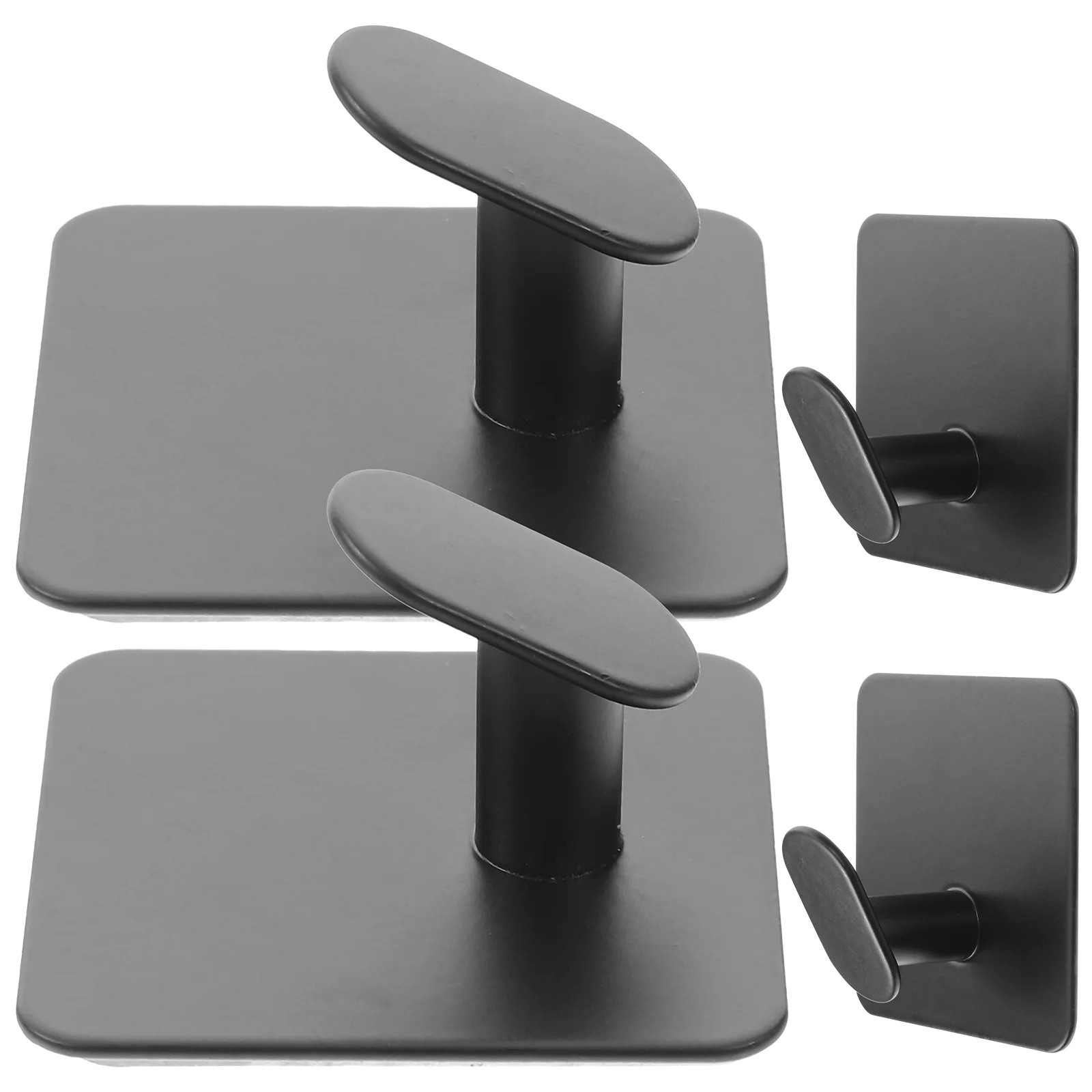 4 Pcs Bathroom Towel Hook Holder for Wall Stick on Hooks Mounted Clothes Rack Binder Shower Door Holders Bathrooms up