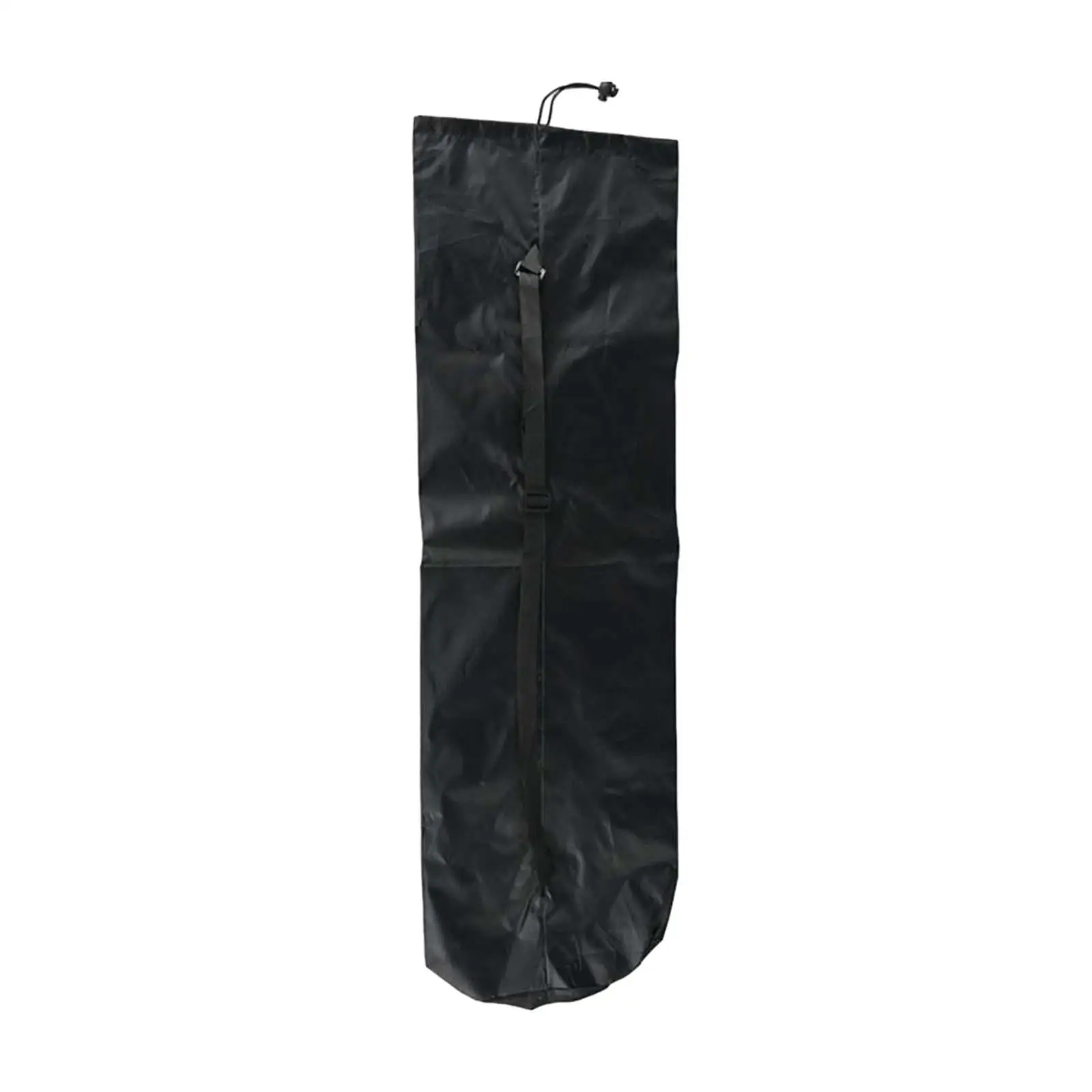 Ergonomic Handle Tent Pole Storage Bag Oxford Drawstring Portable Organizer for Camping Hiking Backpack Supplies