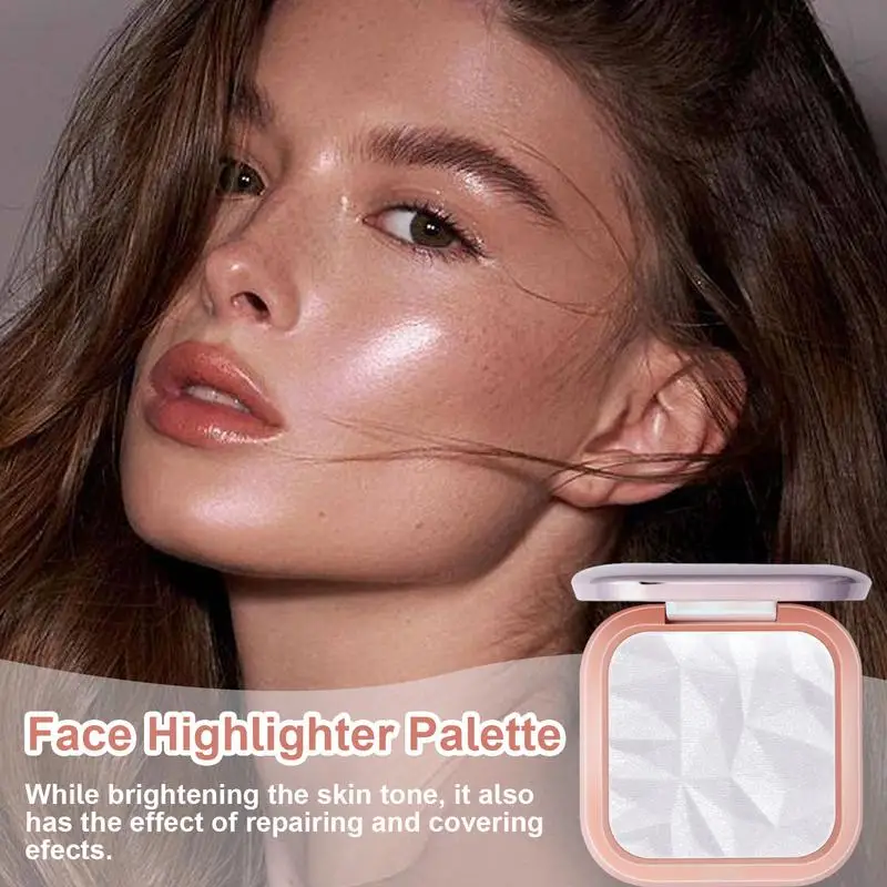 Glossy Face Highlighter Facial Glossy Highlighter Palette Natural Effect Makeup Tool Gifts For Birthdays Thanksgiving Halloween