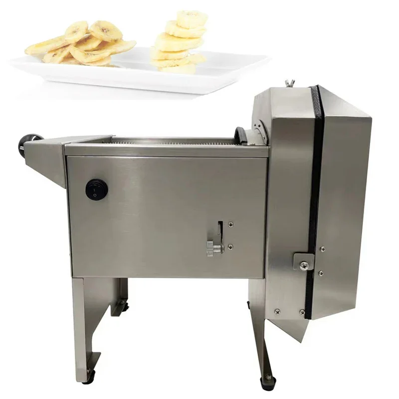 Commercial Fruit And Vegetable Cutter 110-220V Electric Plantain Chip Cut Machine Banana Cucumber Slicing Machine