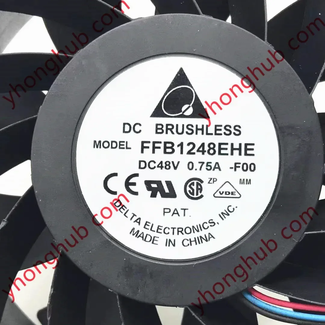

Delta Electronics FFB1248EHE F00 DC 48 В 0,75 А 120x120x38 мм Вентилятор охлаждения сервера