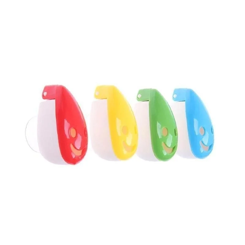 4pcs Creative Lovely Cartoon Animal Pattern Automatic Toothbrush Holder with Suction Toothbrush Rack