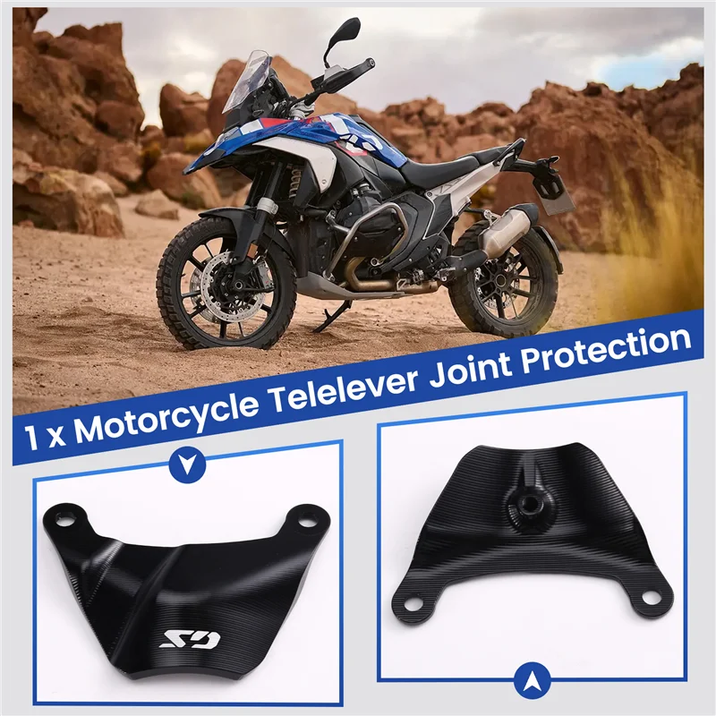 

X39A-For BMW R 1300 GS R1300GS R 1300GS ADVENTURE ADV 2024 2025 Motorcycle Telelever Joint Protection Guard Accessories Black