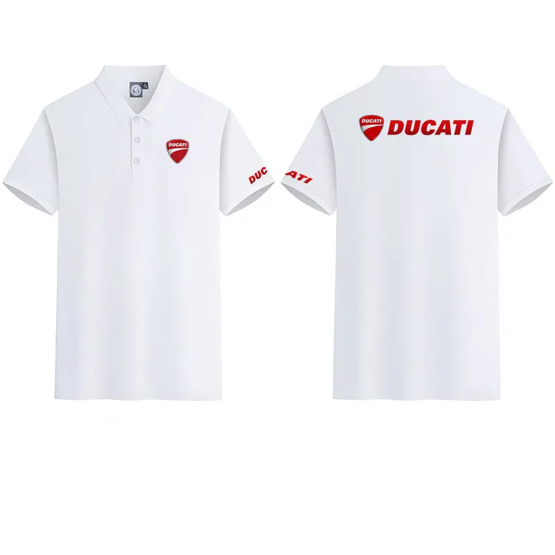 Ducati Racing motorcycle collared POLO shirt cycling suit for men and women summer top short-sleeved T-shirt motogp fan clothing