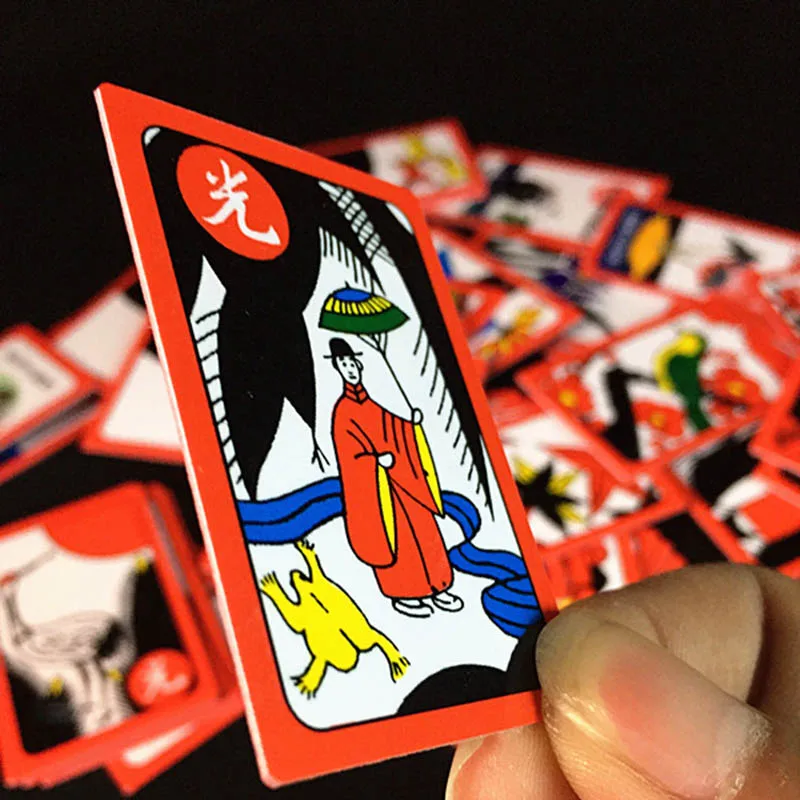 Korean Japanese PVC Waterproof Mahjong Gostop Go Stop Board Game Cards Popular Family Party Table Game Go-stop Hanafuda cards