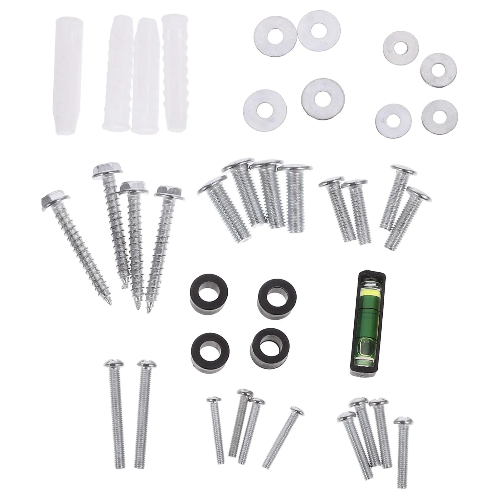 

Wall Screws Heavy Duty Iron Hardware for Stable Mounting Screws Installation with Bracket Accessories