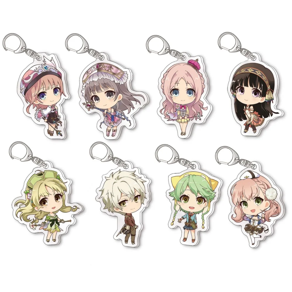 Anime Store Ever Darkness Ryza Lila Empel Claudia Tao Lent 25th Anniversary Acrylic Keychain Pendant  Fans Charm Gifts About 6cm