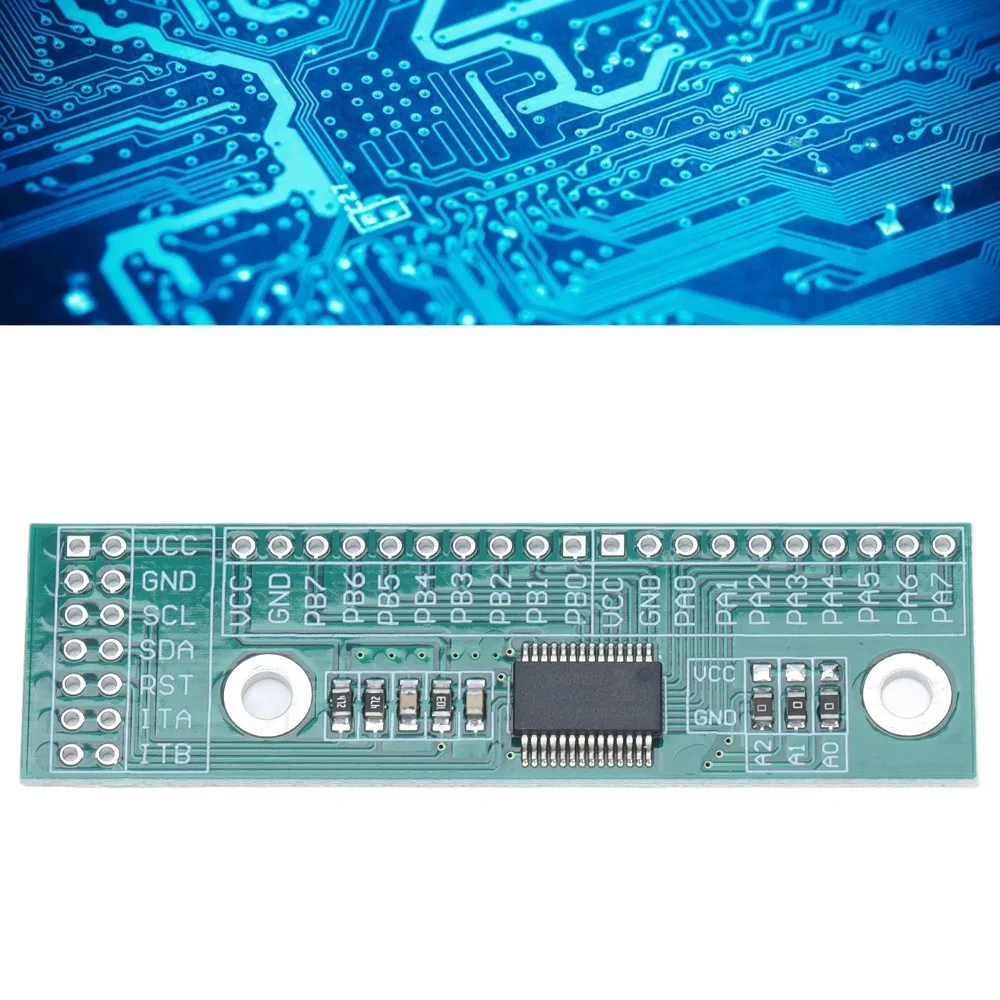 MCP23017E/SS IO Extension Module I2C Interface 16 Bit Input Output Expansion Board I2C Interface Extension Module