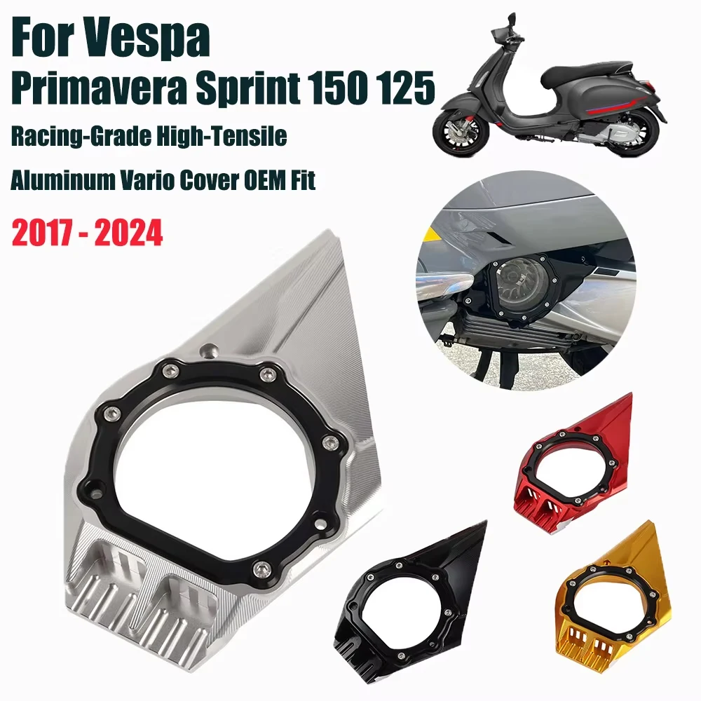 

For Vespa Primavera Sprint 150 125 Motorcycle Accessories Intake Transmission Cover Engine Gear Case Cover Chain Sprocket Guard