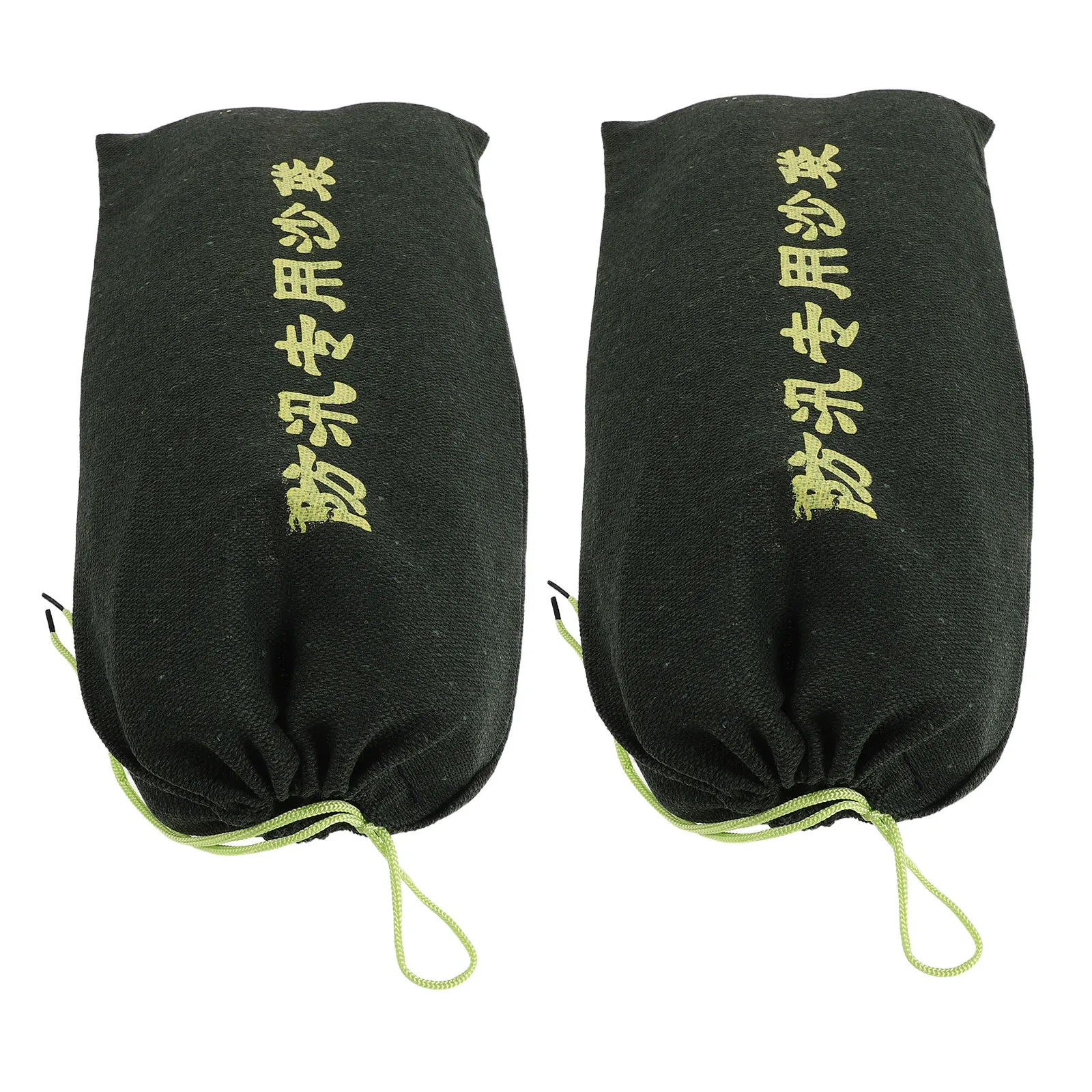 2Pcs Flood Sandbags Heavy Duty Canvas Sand Bags Empty Reusable Tie Strings Flood Control Barrier Water Bags for Flooding Outdoor